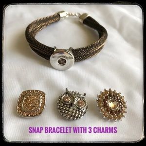 🆕✅ NOOSA STYLE BRACELET WITH 3 SNAPS